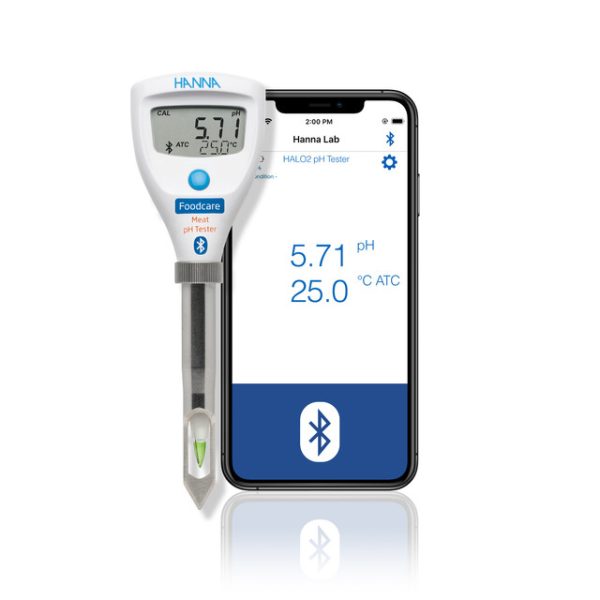 HALO2 Wireless pH Tester for Meat HI9810452 – Akurasi Tinggi dan Konektivitas Bluetooth - Image 4