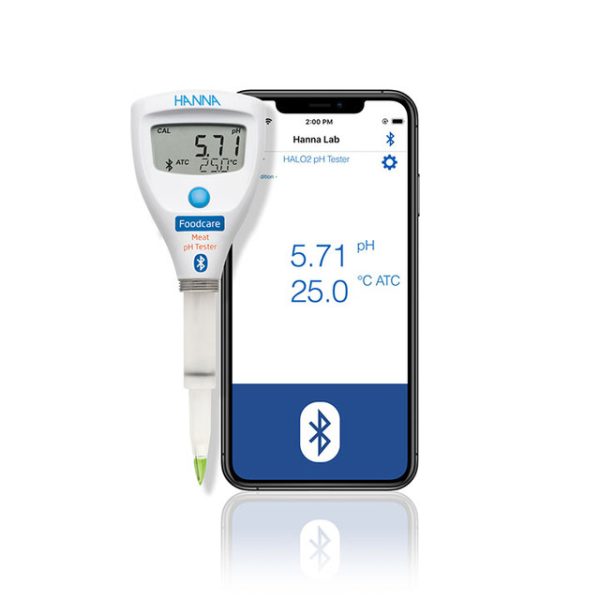 HALO2 Wireless pH Tester for Meat HI9810452 – Akurasi Tinggi dan Konektivitas Bluetooth - Image 6
