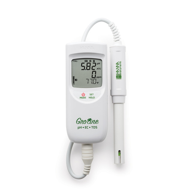 HI9814_F__07831 GroLine Waterproof Portable pH/EC/TDS Meter HI9814 – Alat Serbaguna untuk Pengujian Nutrisi Hidroponik - Image 1