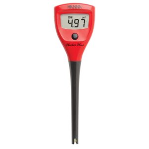 Hanna HI98100 Checker Plus pH Tester tampilan depan