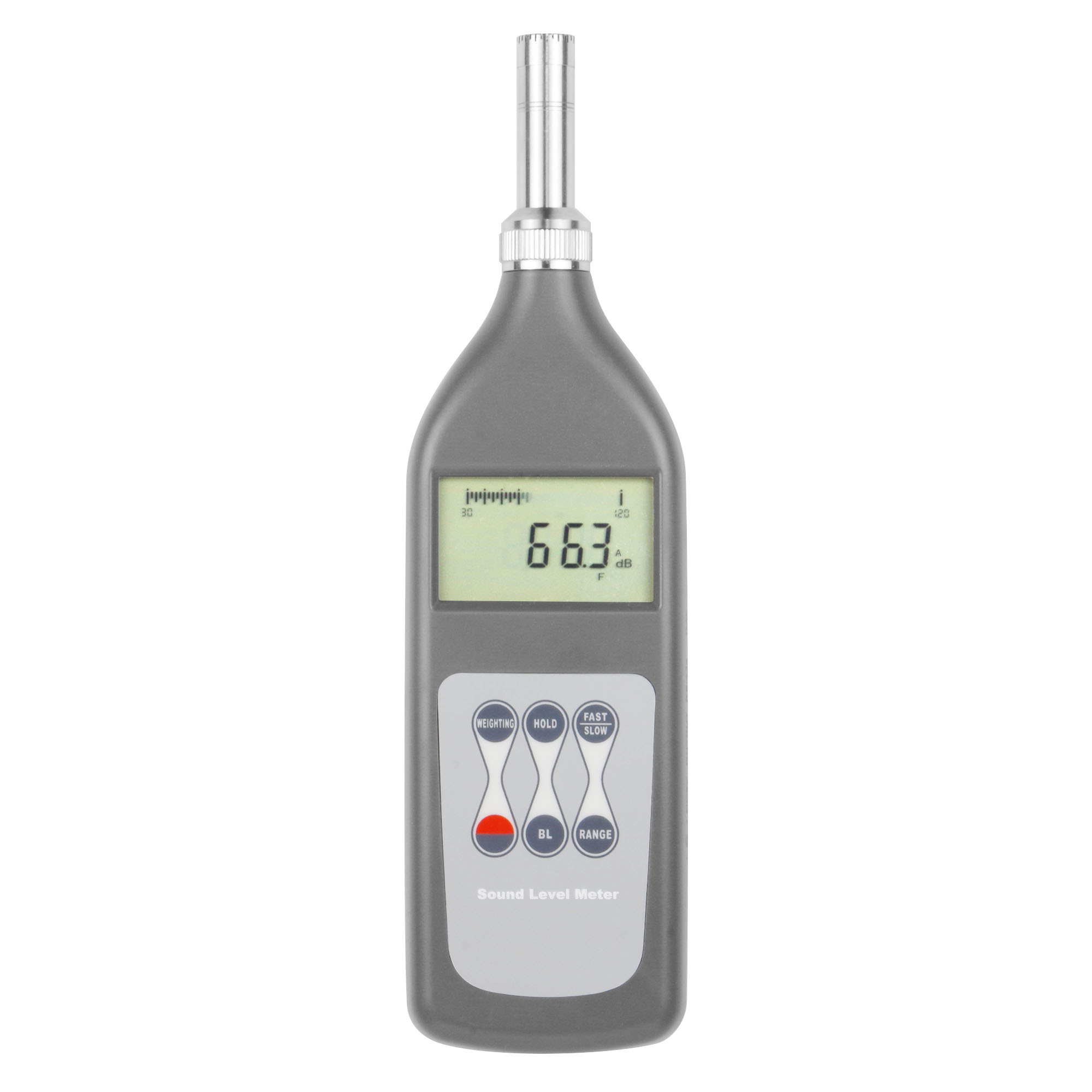 SL-5868N Landtek SL-5868N Sound Level Meter tampilan depan dengan windscreen
