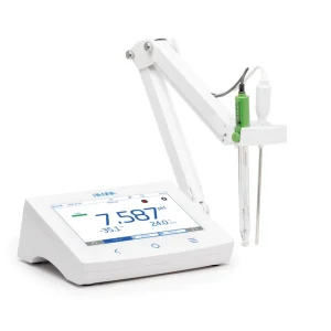 pH ORP ISE Benchtop Meter Kit Hanna HI6222-01 Touchscreen