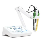 pH ORP ISE EC TDS DO Benchtop Meter Kit Hanna HI6553 Touchscreen Slug