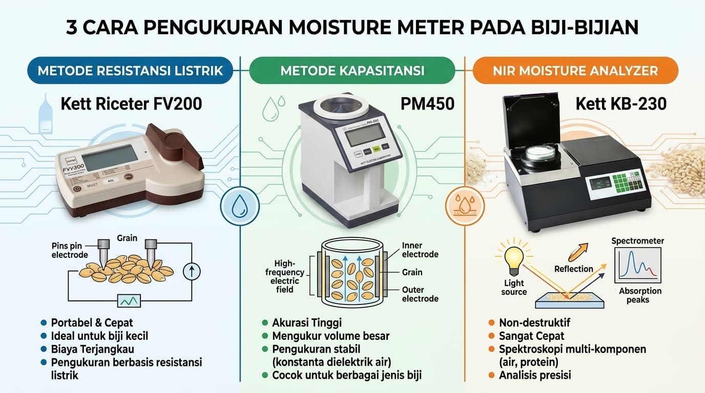 Perbandingan moisture meter